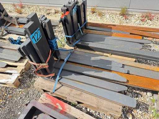 2022 6 Paar Vetter Cascade Bolzoni FEM2 FEM3 Gabelstapler Gabeln gemischt