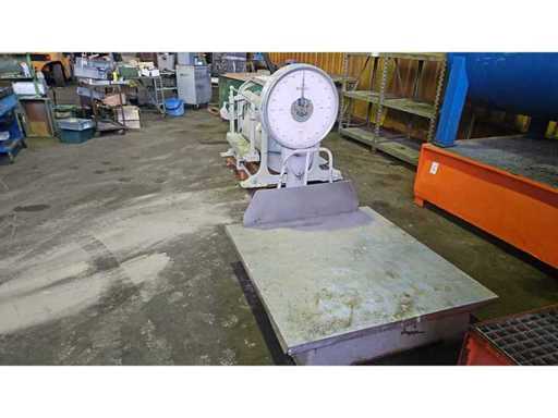 Weighs with steel tops