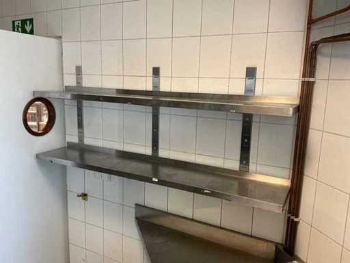 Stainless Steel Wall Shelving