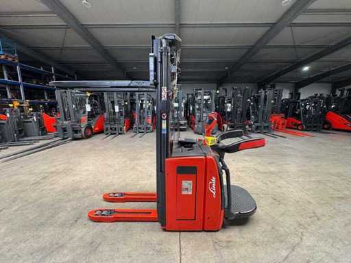 Serviciu 2020 + UVV 04/2027 Linde L16API 1.600kg Triplex 471cm scalar Platformă Stacker 4.304 ore