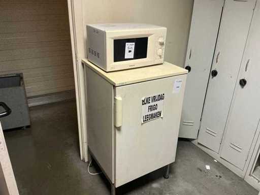 Micro-ondes et réfrigérateur