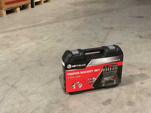 2025 Metallo Meta-106W Steckdosensatz