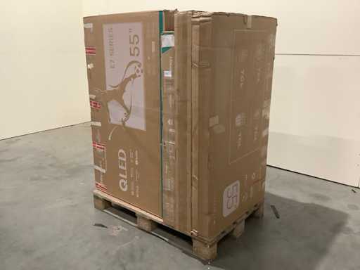 Marchandises de retour de palettes - Téléviseurs - Télévision