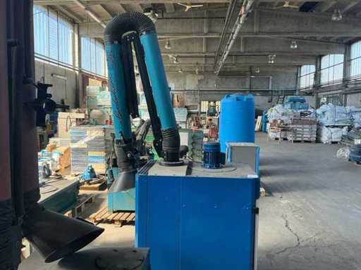 Schweißabgas-Auspuffeinheit