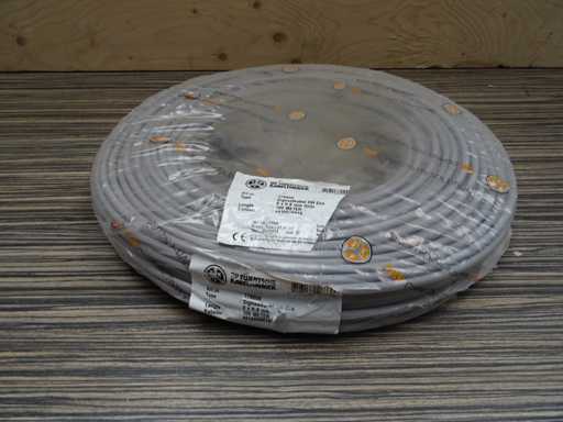 Twentsche Kabelfabriek - HH Cca 8x0,8mm Grijs - Signaalkabel 100mtr