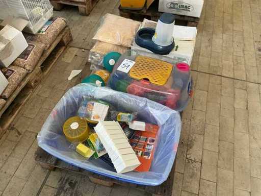 Stock of various accessories for animals