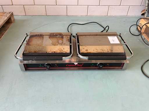 2018 Caterchef 688425 dubbele contactgrill / paninigrill