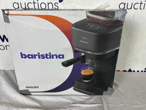 Philips Baristina - BAR300/60 - Machine à espresso - Machine à pistons - Noire