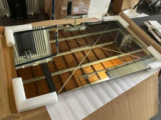 SaniJura Pure Mirror with top lighting 105x65 cm