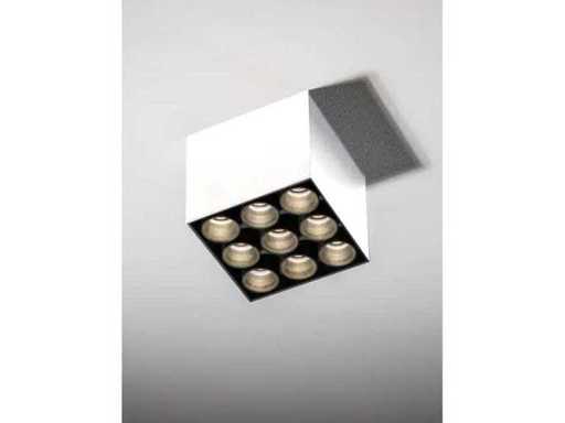 8 x Artemida 20 Watt Led opbouw spots zwart