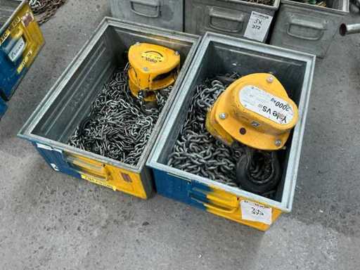 Ridicoare cu lanț Yale (2x)