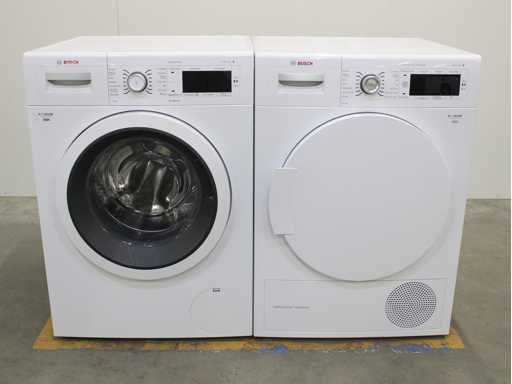 Bosch Serie|8 VarioPerfect Wasmachine & Bosch Serie|8 SelfCleaning Condenser Wasdroger