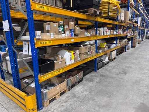 Excess plumbing and installation materials