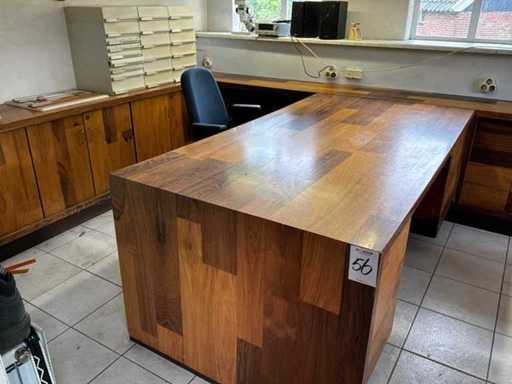 Palissander Bureau / kasten