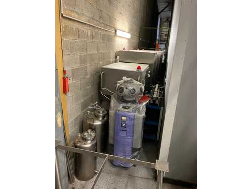 Mobiler Laminar-Flow-Wagen aus Edelstahl