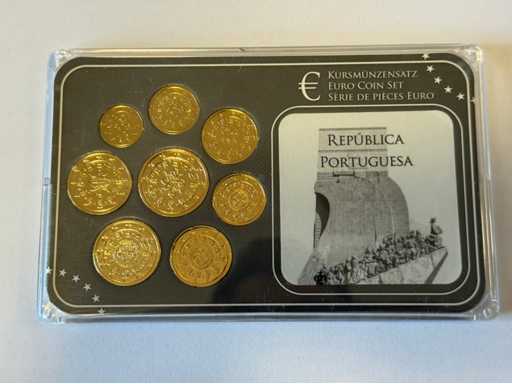 Euro Coinset Verguld Portugal