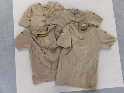 T-shirt BW Tropen, con Velcro e Distintivo Nazionale, parzialmente difettosa (R10) (37x)