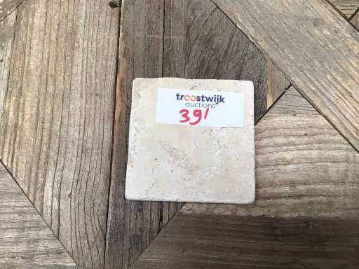 Natural Stone Travertine Ivory Floor Tile 10x10 cm 30 m²