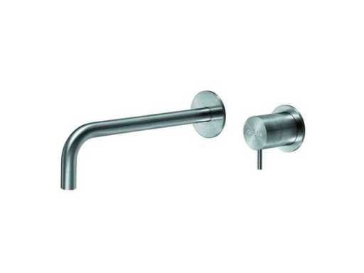 Qisani - Flow - Washbasin faucet outlet construction part - Stainless steel 25 cm