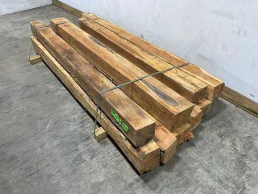 Belka tekowa 230x13-18 cm (10x)