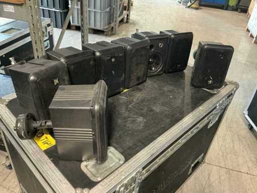 Enceinte 100V noire Cerwin Vega SDS525W-T (8x)