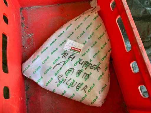 PGO Bugracer BR-500 Control Arm RH top silver