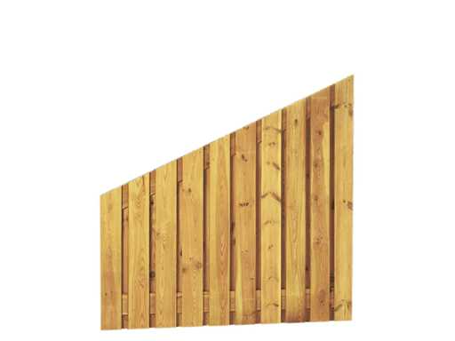 Grenen afbouwscherm geschaafd 21-planks - 180x180 cm (10x)