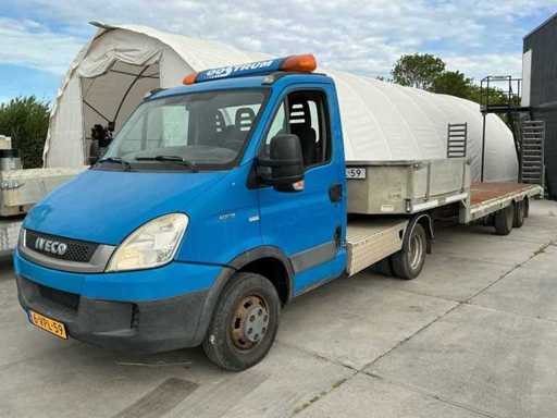 2011 Iveco Daily 40C18300 + Veldhuizen dieplader