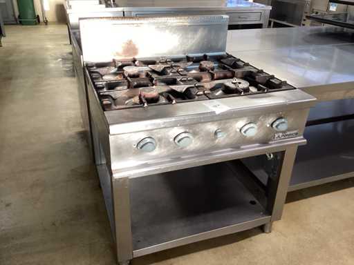 ALPENINOX 4-burner gas hob