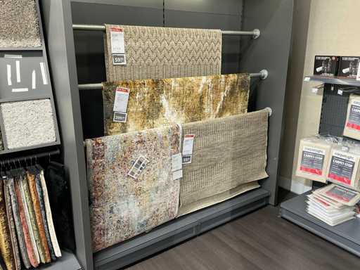 Vloerkleed divers (4x)