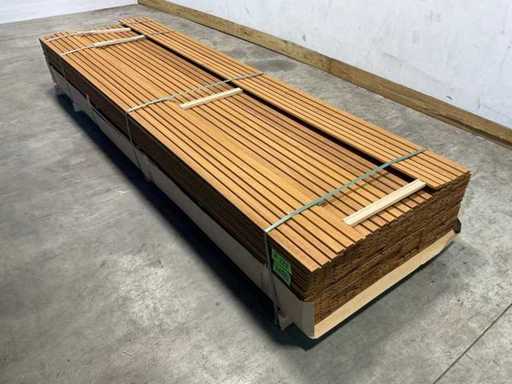 ThermoWood Ayous Rib3 gevelbekleding 300x14x1,7 cm (35x)