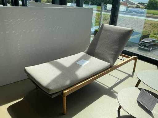 Diphano Newport Holzliegestuhl