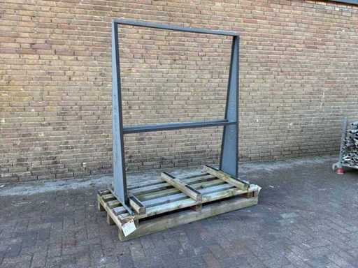 Doppelseitiges Glasregal