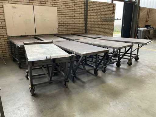 Mobiele werktafel (8x)