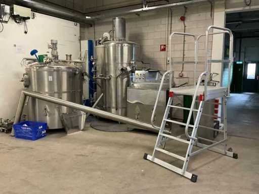 LABU Buchrucker Brau-Block sistema di produzione della birra artigianale 7,5–15 HL