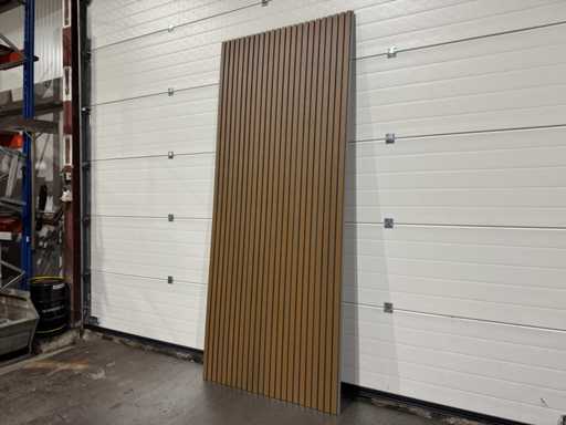 Verbundwandpaneel Teakgrau (15x)