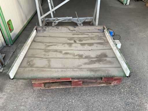 Transportband met onderframe