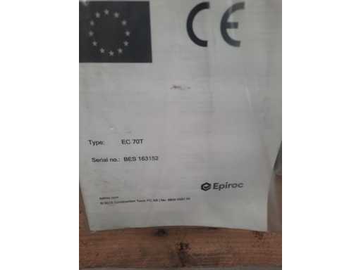 EPIROC EC70 Hydraulic Breaker as Excavator Attachment 