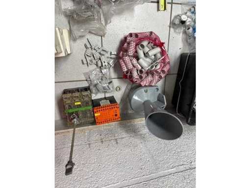 Batch of new electrical parts