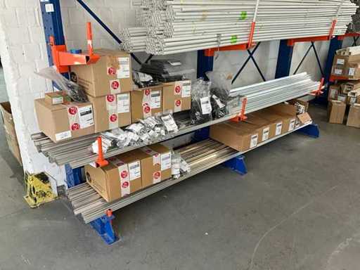 K2 Systems Single rail rail sectie PV hellend dak substructuur