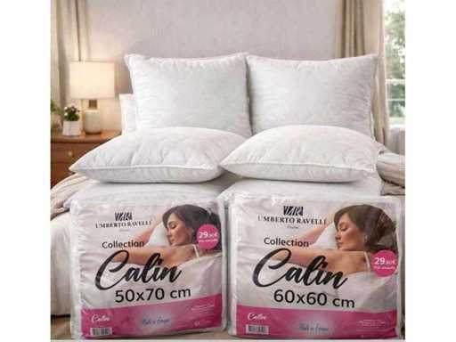 Lot de 100 oreillers mémoire de forme 50 en 60x60 et 50 en 50x70 Neuf sous blister