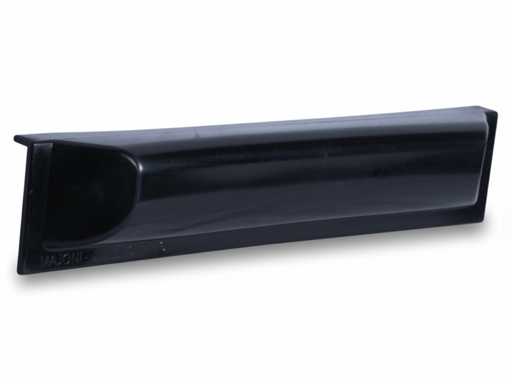 Majoni 01253 aripă de schelă neagră 50 x 10 cm drept