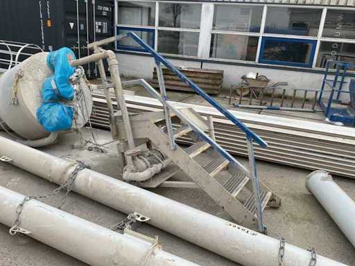 Unitate de pompă cu platformă