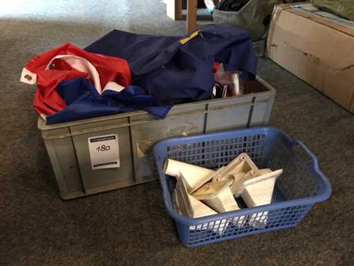 Party flags and various