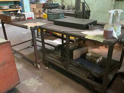 Profielstalen mobiele werktafel (2x)