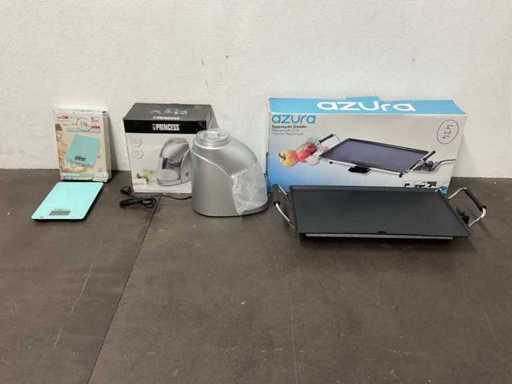 Batch of food processors - Scales, ice crusher, grill plate