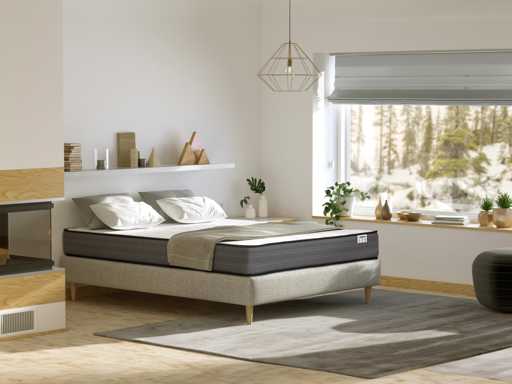 Matras 140 x 190 cm pocketveren 20cm dik