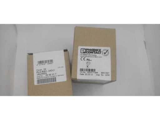 PHOENIX CONTACT - PLC-RSC-24DC/1AU/SEN - 2966317 - Relais met socket (10x)