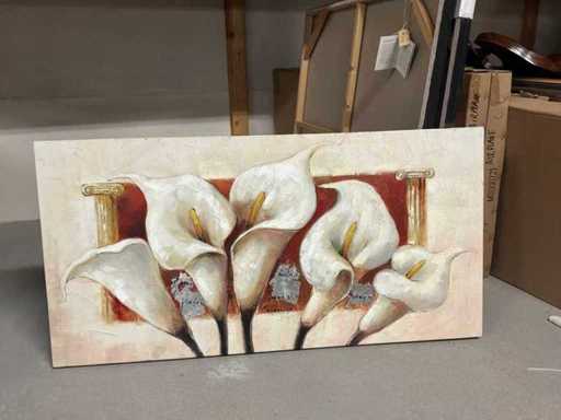 Wall decoration on canvas