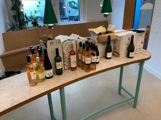 Batch of wine from 55 bottles